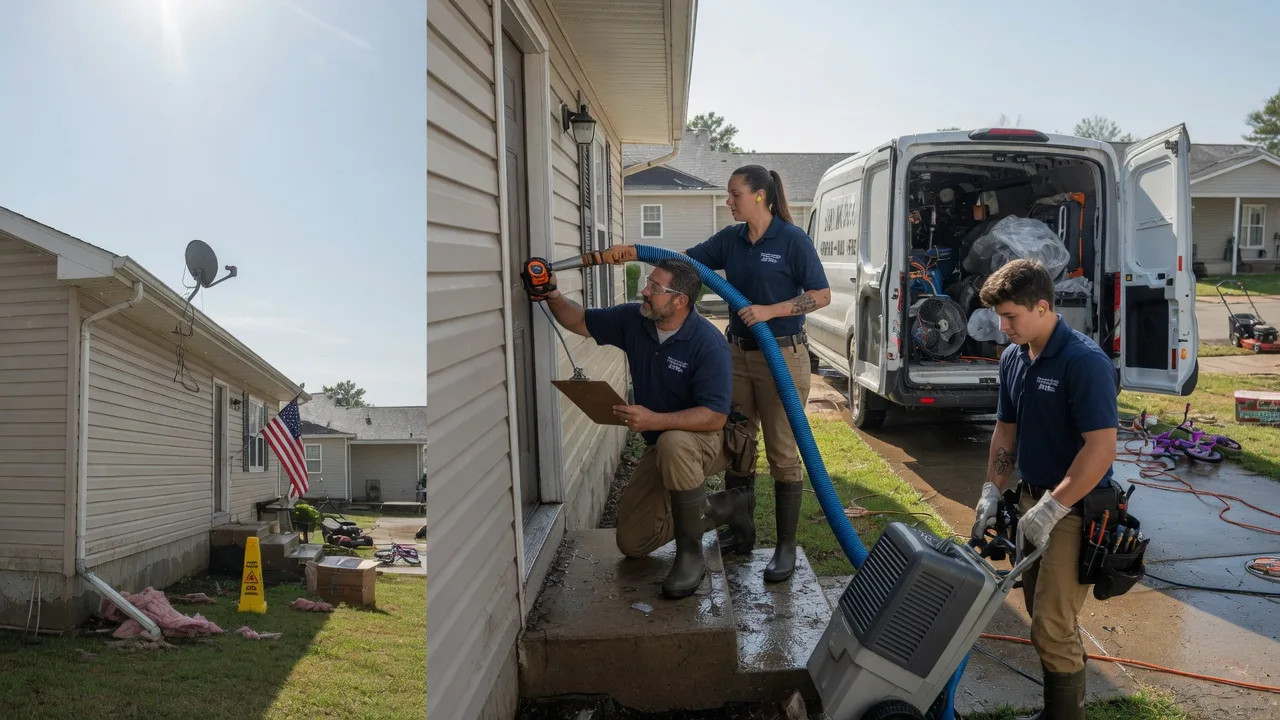 Ceiling Water Damage Restoration in Clarkson, KY near me